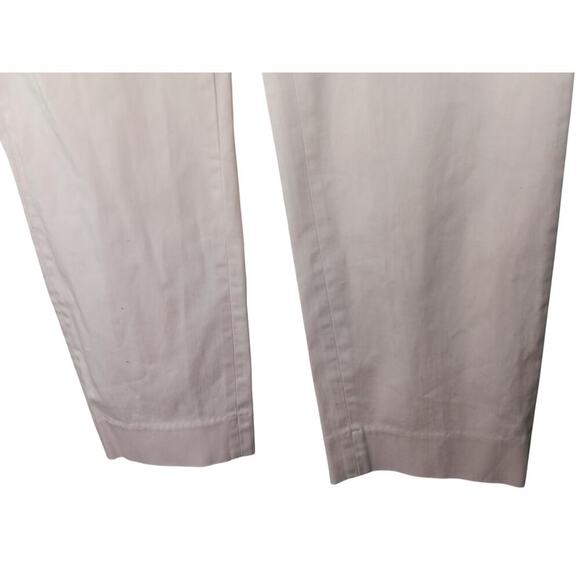 Banana Republic Reegan Pants 4P Petite Light Pink Stretch Cotton Chino Slim Fit - Picture 3 of 15